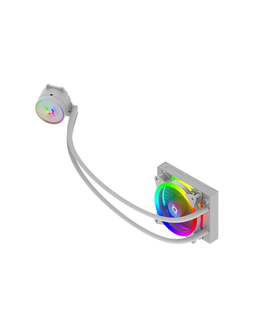 Refroidisseur  De Processeur Gamer AQIRYS AQUARIUS 120 AIO ARGB - Blanc