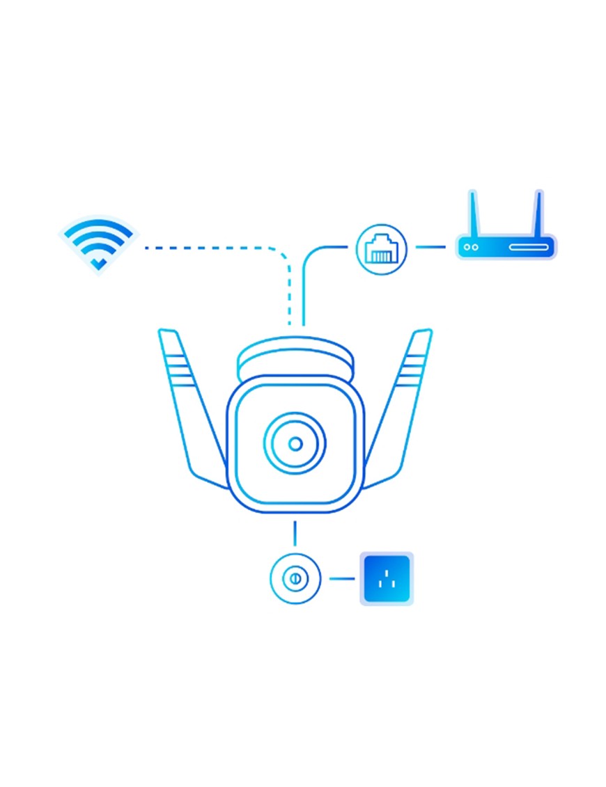 Caméra Surveillance Extérieure TP-LINK TAPO C310 WiFi - Full HD Etanche disponible en  Tunisie - Sousse