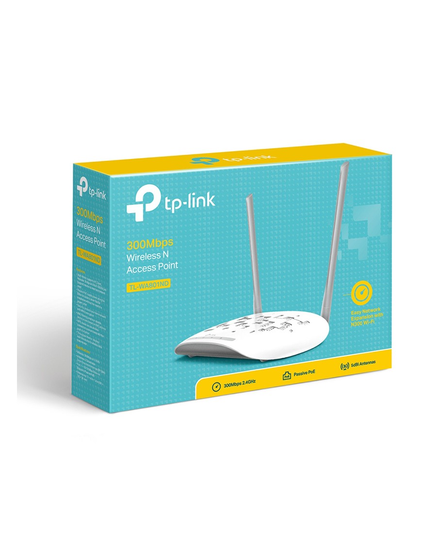 Point d'accès WiFi TP-LINK TL-WA801N - N 300 Mbps Tunisie - Sousse
