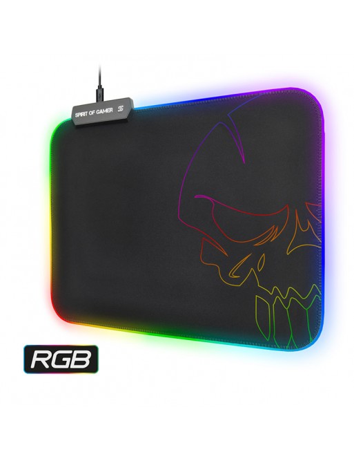 Tapis Souris SPIRIT OF GAMER  SKULL M - RGB-tunisie-sousse