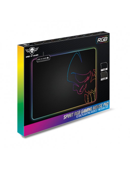 Tapis Souris SPIRIT OF GAMER  SKULL M - RGB-tunisie-sousse