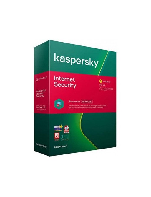 Antivirus Kaspersky Internet Security 2021 3PCs - 1An