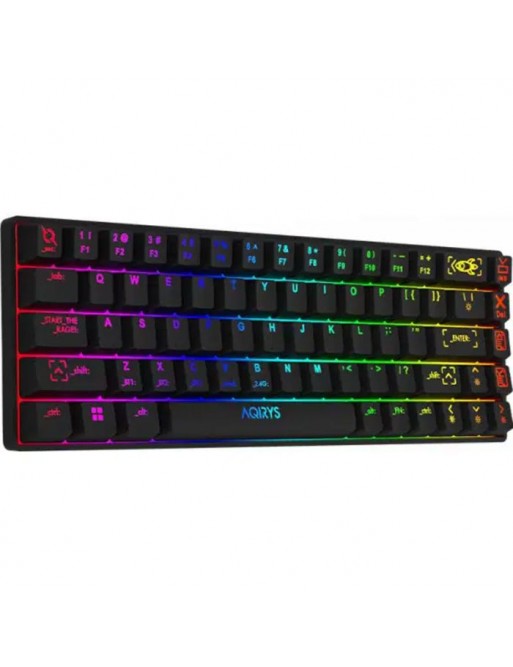 CLAVIER GAMER MÉCANIQUE AQIRYS MIRA 100% ANTI-GHOSTING RGB - BLANC - WIKI  High Tech Provider