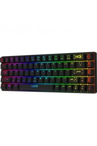 Clavier gamer sans fil XPERT-K200 WIRELESS blanc, mécanique, RGB, compact,  anti-ghosting