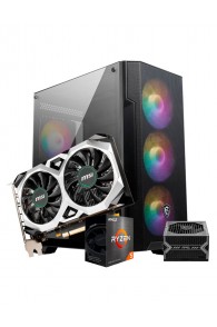 PC VISIOGAMING Jupiter AMD Ryzen 5 - 16Go - 256Go SSD - GTX1650