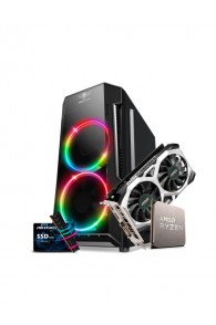 PC VISIOGAMING Neptune RYZEN 5, 5500 BOX - 8Go - 512Go -GTX1650