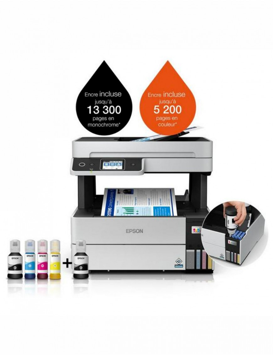 Imprimante EPSON EcoTank L6490 Multifonction 4en1 Recto/Verso