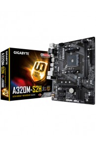 Carte Mère GIGABYTE A320M-S2H - Micro ATX - M.2 SATA 3 - Socket AMD AM4