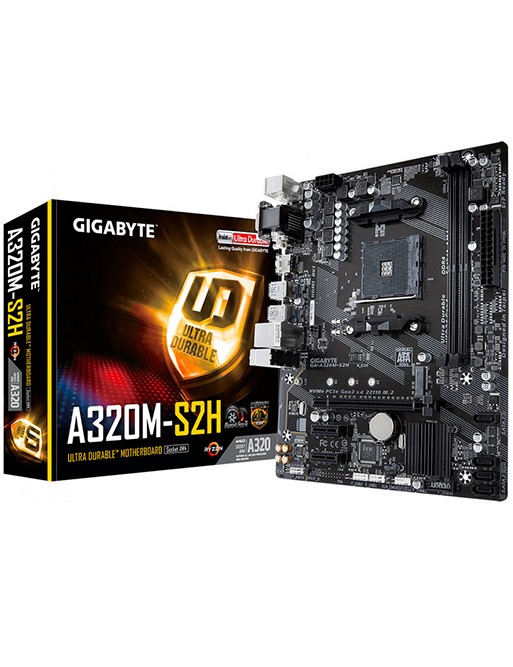 Carte Mère GIGABYTE A320M-S2H - Socket AMD AM4-Tunisie-Sousse