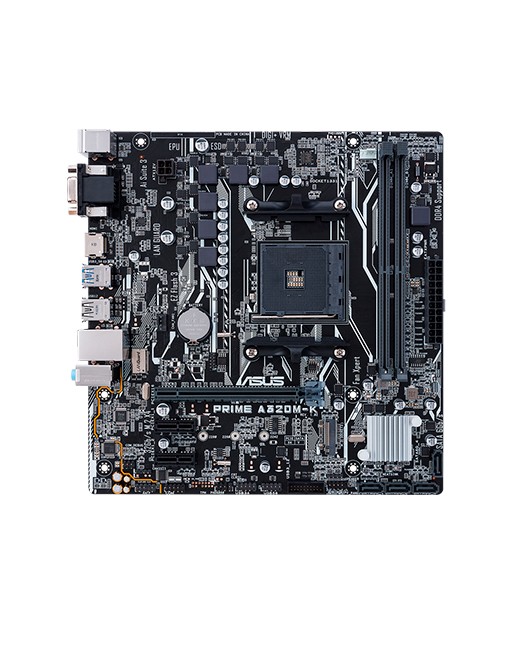 Carte Mère ASUS PRIME A320M-K DDR4- SATA 4 - M-ATX - Socket AMD AM4-Tunisie-Sousse