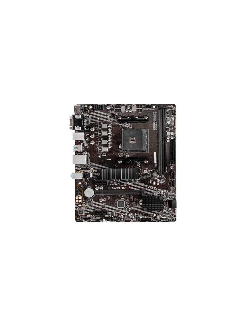 Carte Mère MSI A520M PRO - Micro ATX - M.2 SATA 3 - Socket AM4-Tunisie-Sousse
