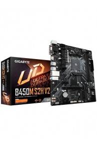 Carte Mère GIGABYTE B450M S2H V2 - Micro - ATX - M.2 SATA 4 - Socket AMD AM4