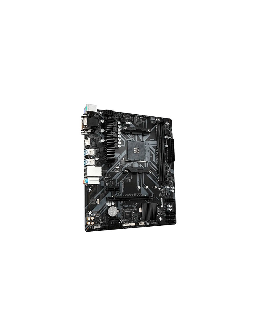 Carte Mère GIGABYTE B450M S2H V2 - SATA 4 - M-ATX - Socket AMD AM4-Tunisie-Sousse