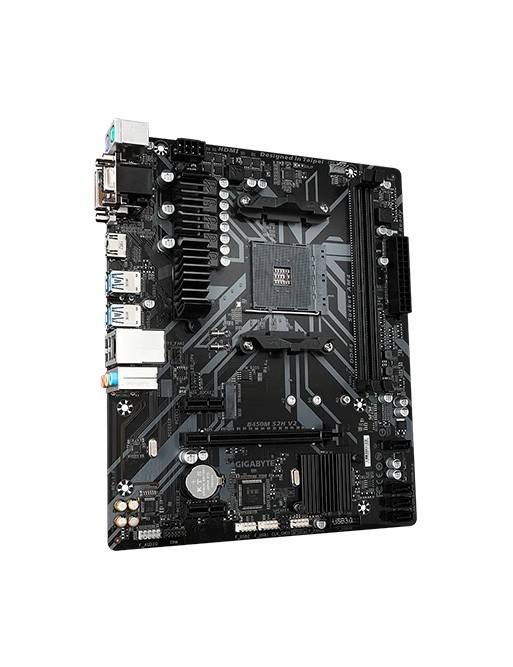 Carte Mère GIGABYTE B450M S2H V2 - SATA 4 - M-ATX - Socket AMD AM4-Tunisie-Sousse
