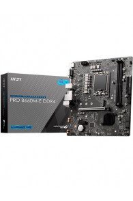 Carte Mère MSI PRO B660M-E DDR4 -SATA 4 - ATX- Socket LGA 1700