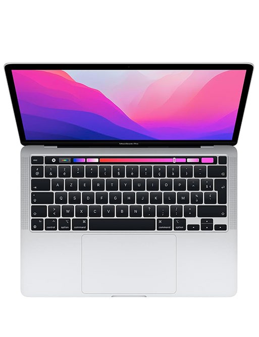 Pc Portable Apple MacBook Pro, M2 - 8Go - 256Go SSD - Silver- tunisie-sousse