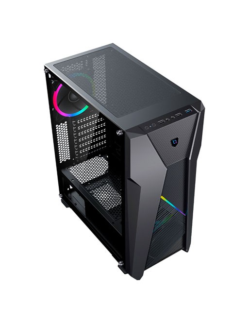 Boitier Pc Gamer AQIRYS CANOPUS - Moyen Tour - BLACK-  tunisie-sousse