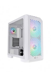 Boitier Pc Gamer THERMALTAKE VIEW 300 MX Tempered - ARGB - White