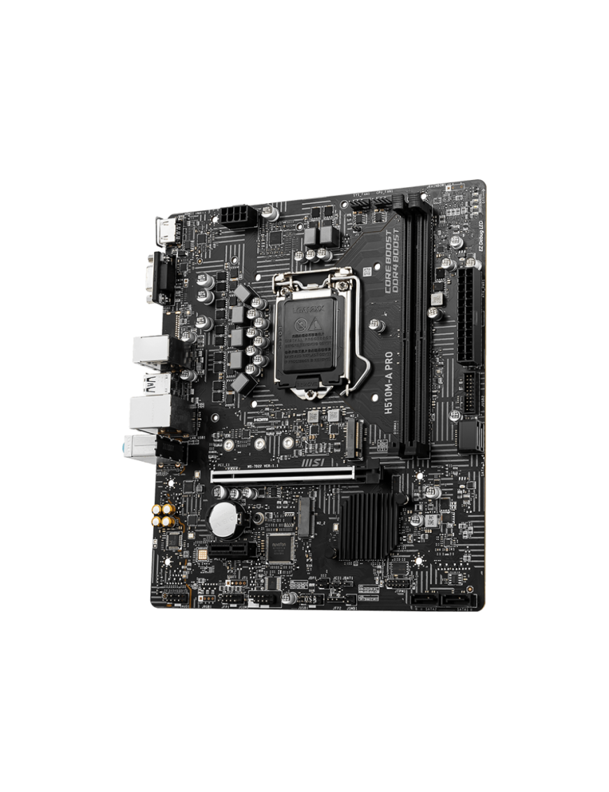 Carte Mère MSI H510M-A Pro -SATA 4 - M-ATX - Socket LGA 1200 - tunisie - sousse