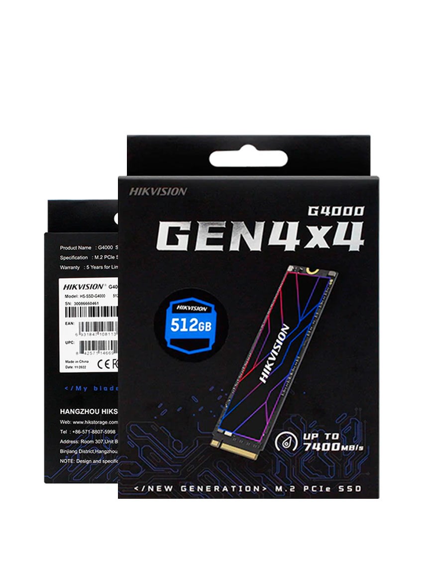 Disque Dur Interne HIKVISION G4000- 512Go M.2 SSD - Tunisie-Sousse