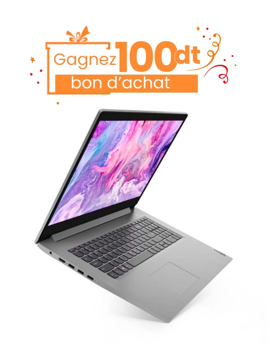 Pc Portable LENOVO IdeaPad 3 i5 11ème Gén. - 8Go - 1To HDD+ 1To SSD- Gris tunisie-sousse