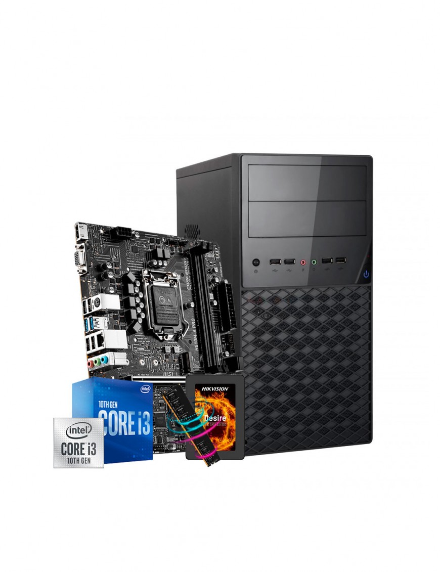 Ordinateur PC HP 290 G4 MT i7 10th Gen Disque Dur 1To DD Ram 4Go +