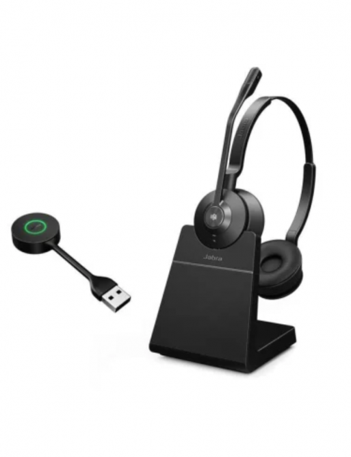 Casque Micro Sans Fil Jabra Engage 55 Stereo + station de charge -tunisie-sousse