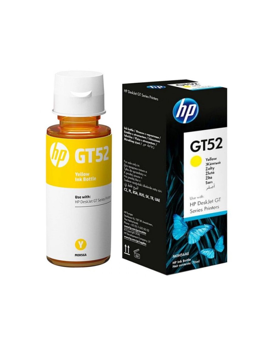 Bouteille D'encre HP GT52 -Jaune- 70ml - Originale-tunise_sousse