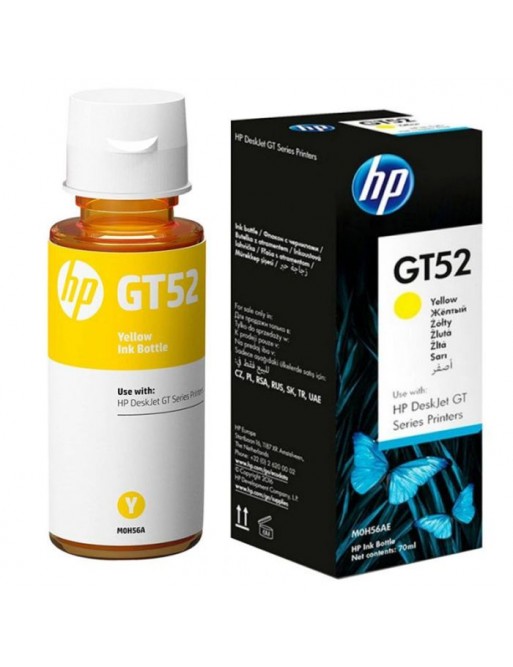 Bouteille D'encre HP GT52 -Jaune- 70ml - Originale-tunise_sousse
