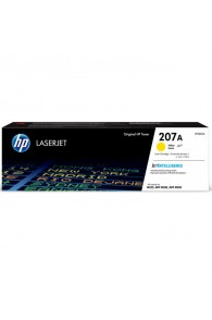 Toner HP LaserJet 207A - 1250 Pages - Jaune - Originale