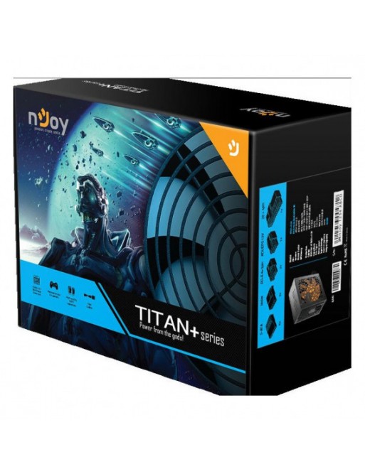 Bloc Alimentation NJOY TITAN+ 500W 80 - Bronze - Tunisie-Sousse