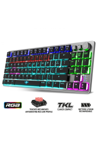 Clavier Spirit Of Gamer MECANIQUE K1300 RECHAR/BLUET - Sans fil