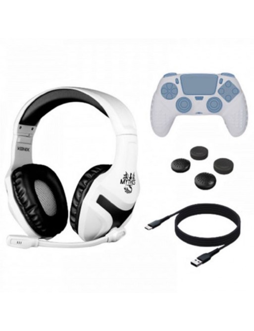 Casque pour PS5 stereo - blanc - Accessoires PS5