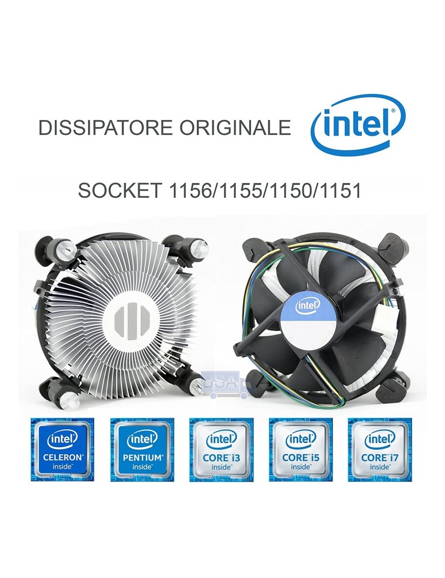 Ventilateur Processeur INTEL Core i3/i5/i7 - E97379 - Originale -tunisie-sousse