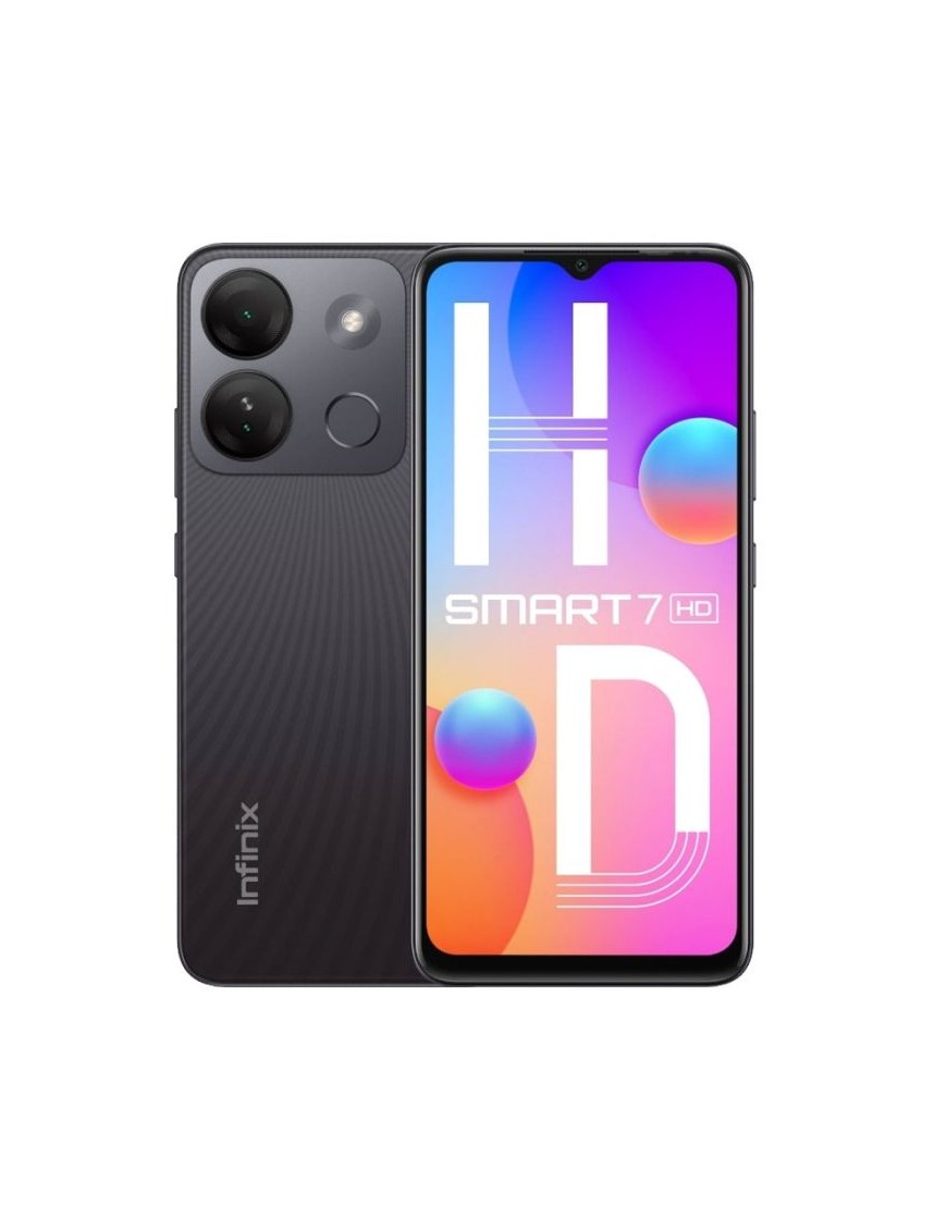 Smartphone INFINIX SMART 7 HD - 8MP - 2Go + 64Go - Black- Tunisie-Sousse