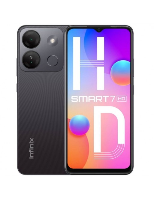 Smartphone INFINIX SMART 7 HD - 8MP - 2Go + 64Go - Black- Tunisie-Sousse