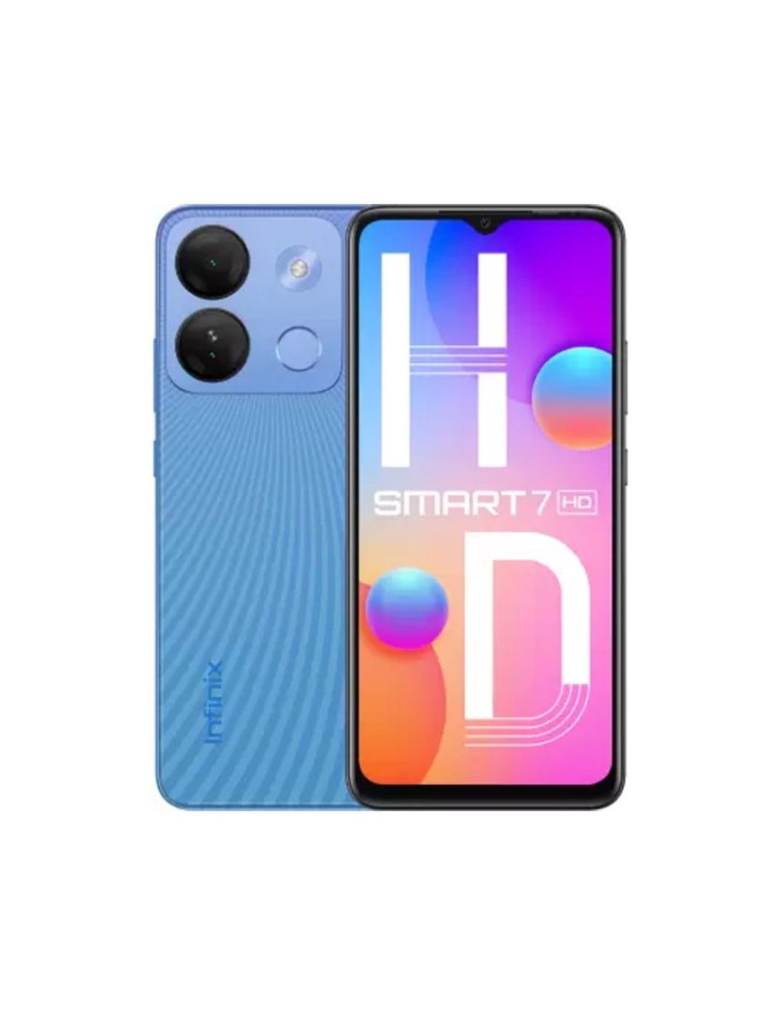 Smartphone INFINIX SMART 7 HD - 8MP - 2Go + 64Go - Bleu Tunisie-Sousse