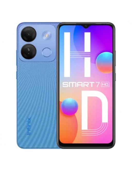 Smartphone INFINIX SMART 7 HD - 8MP - 2Go + 64Go - Bleu Tunisie-Sousse