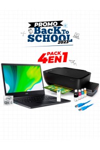 Pack Bundle 4EN1: Pc Portable ACER Aspire 3 I5 10ème Gén.- 12 Go - 1To+ 512Go SSD + Imprimante HP à Réservoir Intégré- Tunisie -