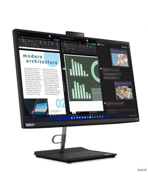 PC DE BUREAU A.I.O  LENOVO THINK CENTRE NÉO 30A 24 I3 - 4G - 256 GO SSD