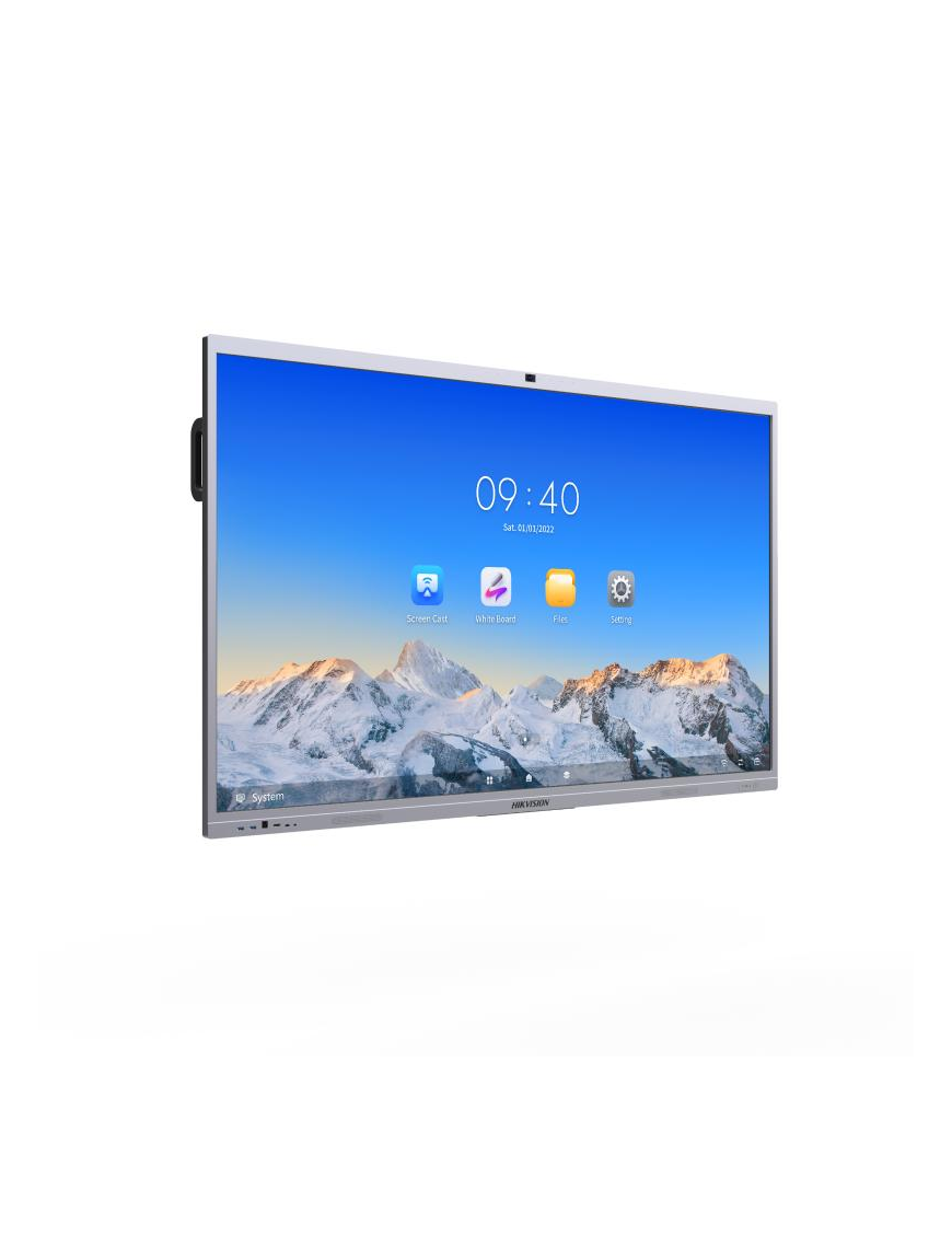 Ecran HIKVISION Interactif  Plat avec Camera 4K  65"