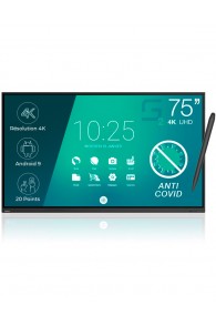 Ecran Interactif SpeechiTouch 75" - 4K - Haute Précision - SuperGlass 2 - Android 9