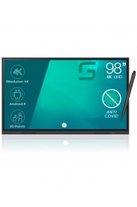 Ecran Interactif SpeechiTouch 98" Anti-Germes SuperGlass - Android 8