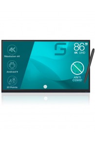 Ecran Interactif SpeechiTouch 86" - Haute Précision - SuperGlass 2 - Android 9