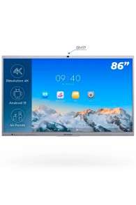 Ecran Interactif HIKVISION 4K 86"-  Camera intégré - Android 13.0