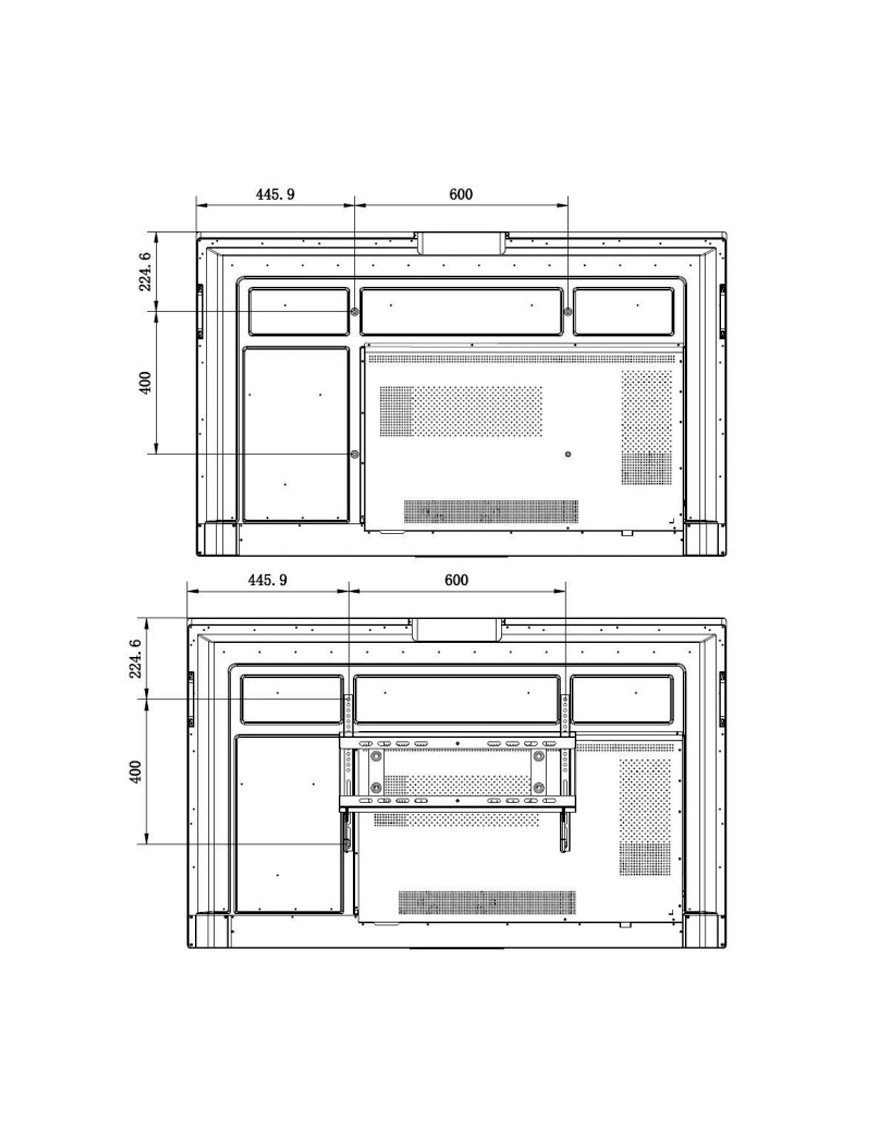 Ecran HIKVISION Interactif  Plat avec Camera 4K  65"