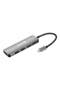 Station D'Accueil SANDBERG USB-C DOCK HDMI+3XUSB