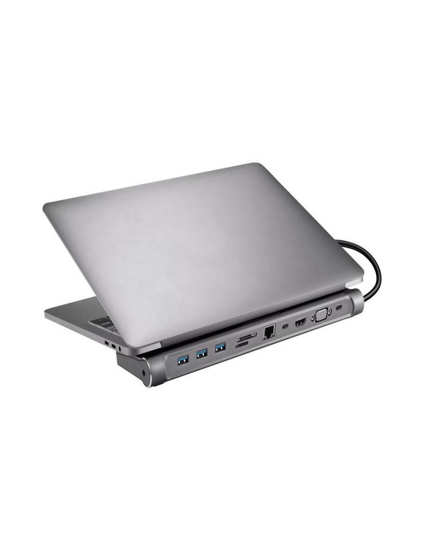 Station D'Accueil SANDBERG DOCK USB-C 10 IN 1