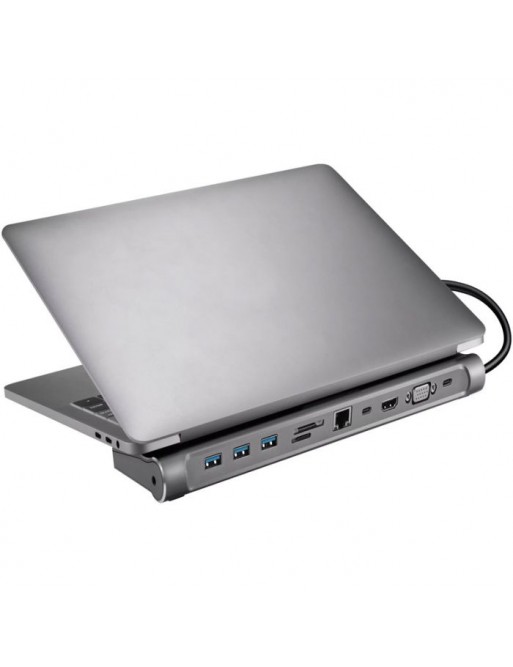Station D'Accueil SANDBERG DOCK USB-C 10 IN 1