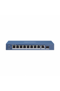 Switch HIKVISION -10x Ports - 8x POE -1x Gigabit Fibre optique - L2 - Unmanaged